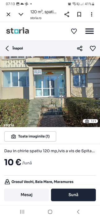 Dau in chirie spatiu comercial,120 mp,zona Spital Judetean