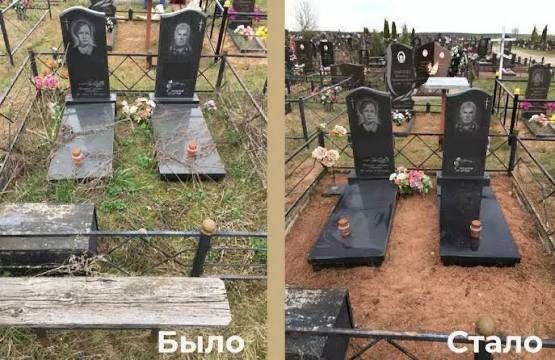 Уборка и уход за могилами