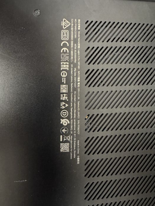 Laptop Gaming Lenovo Legion 5 Pro 16ITH6H  i7-11800H 64GB Ram RTX3060 1 TB Ssd