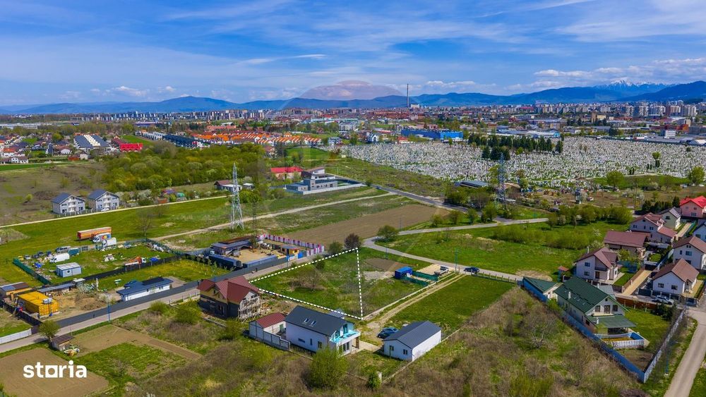 Teren intravilan 1,250mp Brasov / Comision 0%