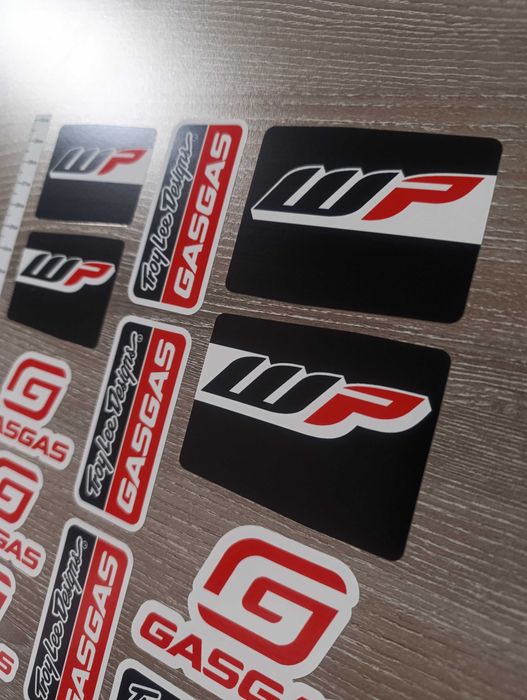 Стикери Гас Гас 14 бр. Gas Gas Stickers - лист А4