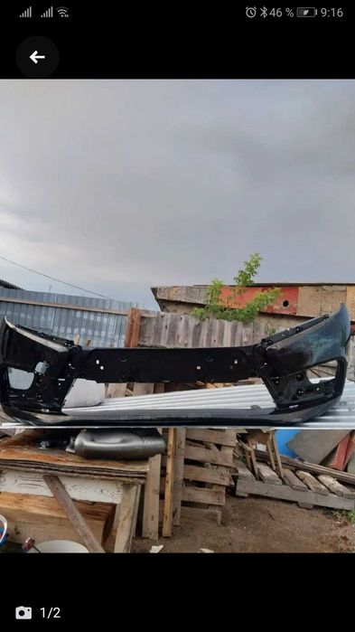 Передний бампер на Лада веста