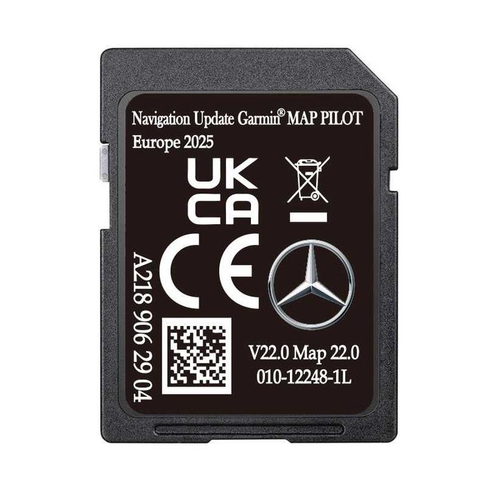Original Garmin Map Pilot SD CARD Navigatie Mercedes C E GLC GLS V Romania 2025-2026 V22