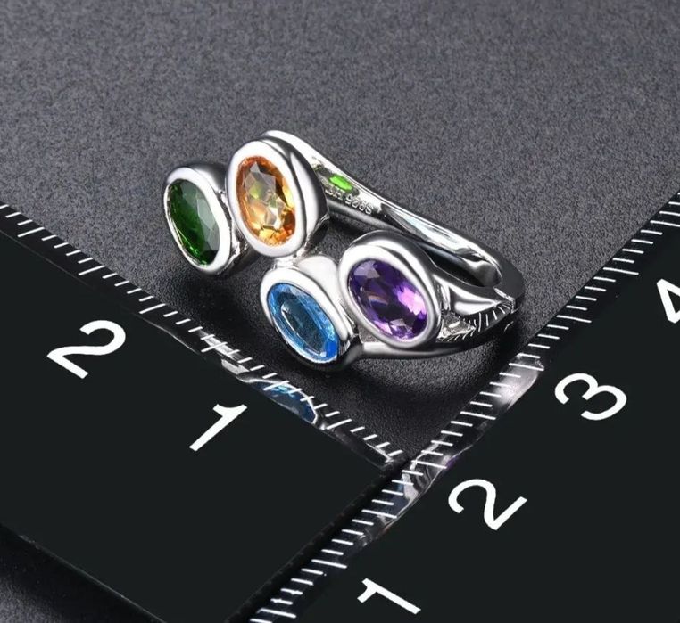 Серьги серебро натуральные камни