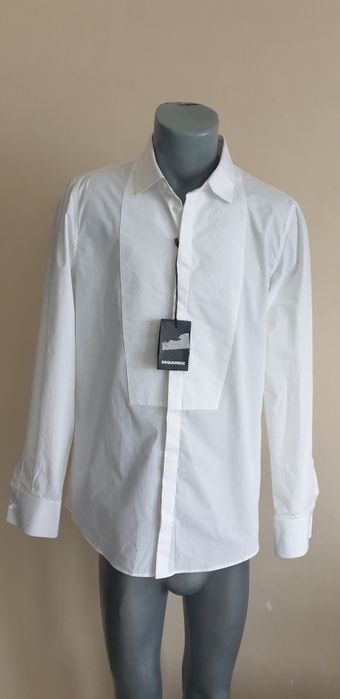 DQUARED2 Cotton Made In Italy Mens / 50 / L НОВО ! ОРИГИНАЛ Мъжка Риза