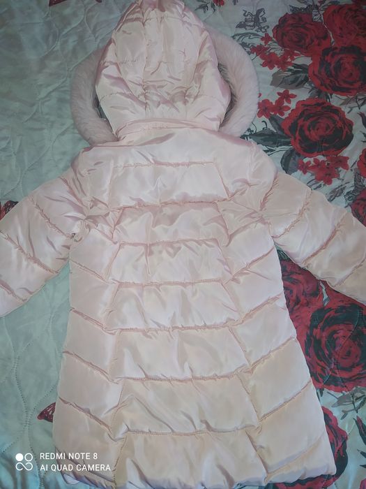 Зимно яке за момиченце 7-8 г
