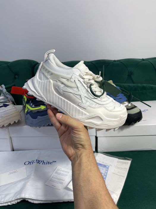 Adidasi Off White ODSY piele naturala Premium Full Box colectie noua