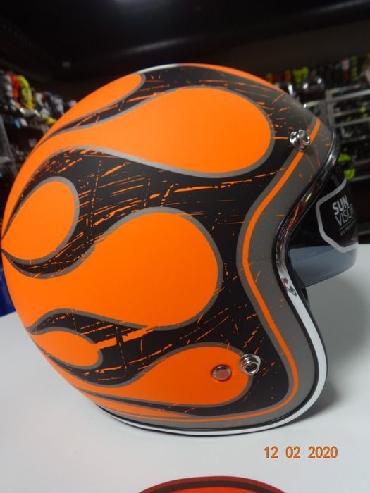 каска Mt helmets отворена каска ретро тъмни очила рокер  мото