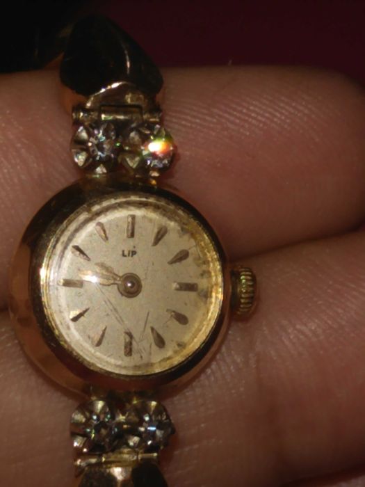 Ceas de aur lip 18k și diamante