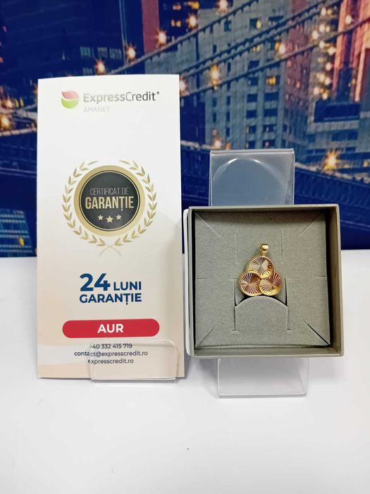 Medalion aur 14k [34866.2/30 Pacurari 2] Garantie 2 ani!