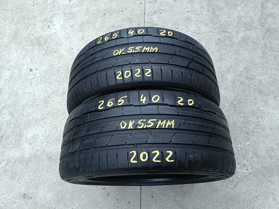 Doua anvelope de vara 265 40 20 hankook ventus S1 Evo 3 dot 2022