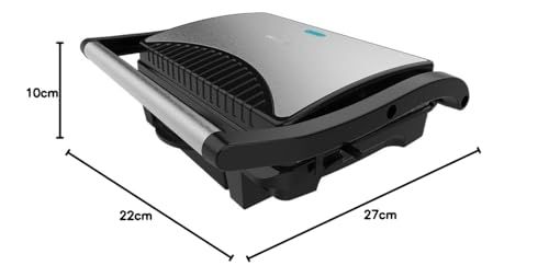 Cecotec Rock'nGrill Dark 1000 Електрически грил – 1000 W, каменно покр