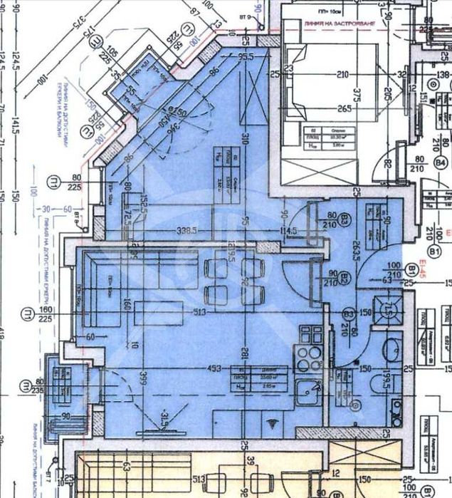 Двистаен апартамент Съдийски  66056