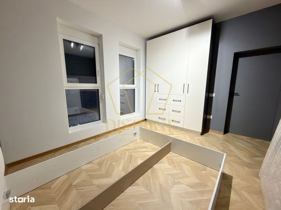 Apartament cu 2 camere mobilat si utilat cu gradina de 30mp in Braytim