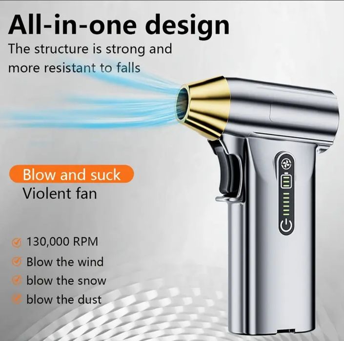 Наличен Ултра силен Мини-струен вентилатор, безжичен вентилатор