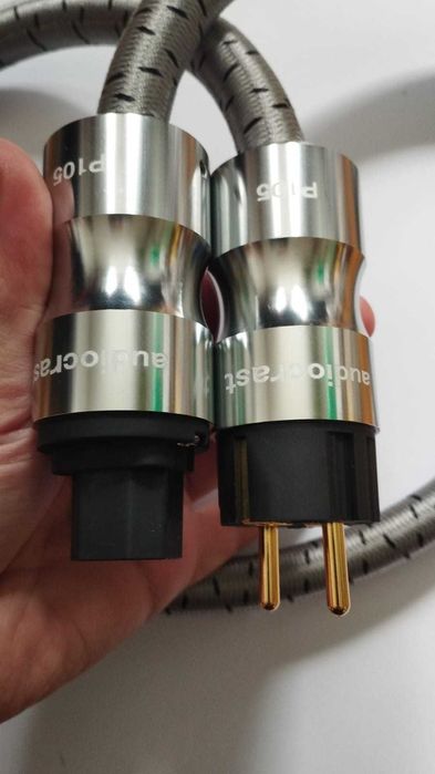 Cablu alimentare cu Conector Audiocrast SCHUKO + Conector IEC