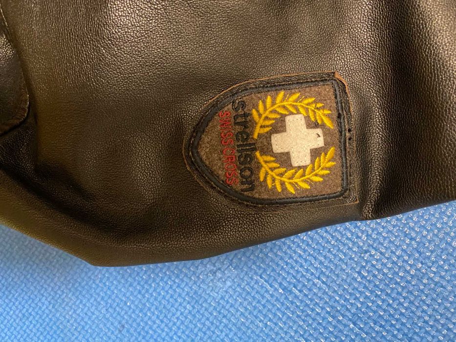 ''Strellson''оригинално мъжко кожено яке шуба Л размер