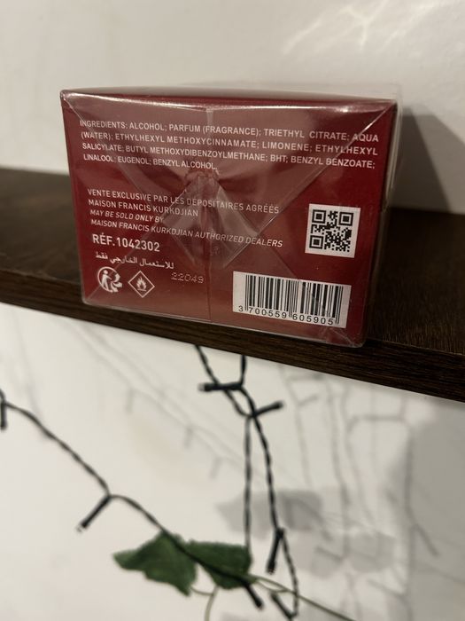 Vand parfum Baccarat rouge 540