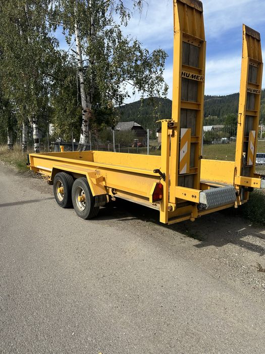 Trailer utilaje slep tandem