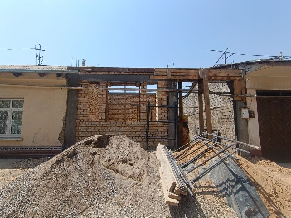 Qurilish-ta'mirlash ishlari, g'isht, beton, fundament qilamiz.