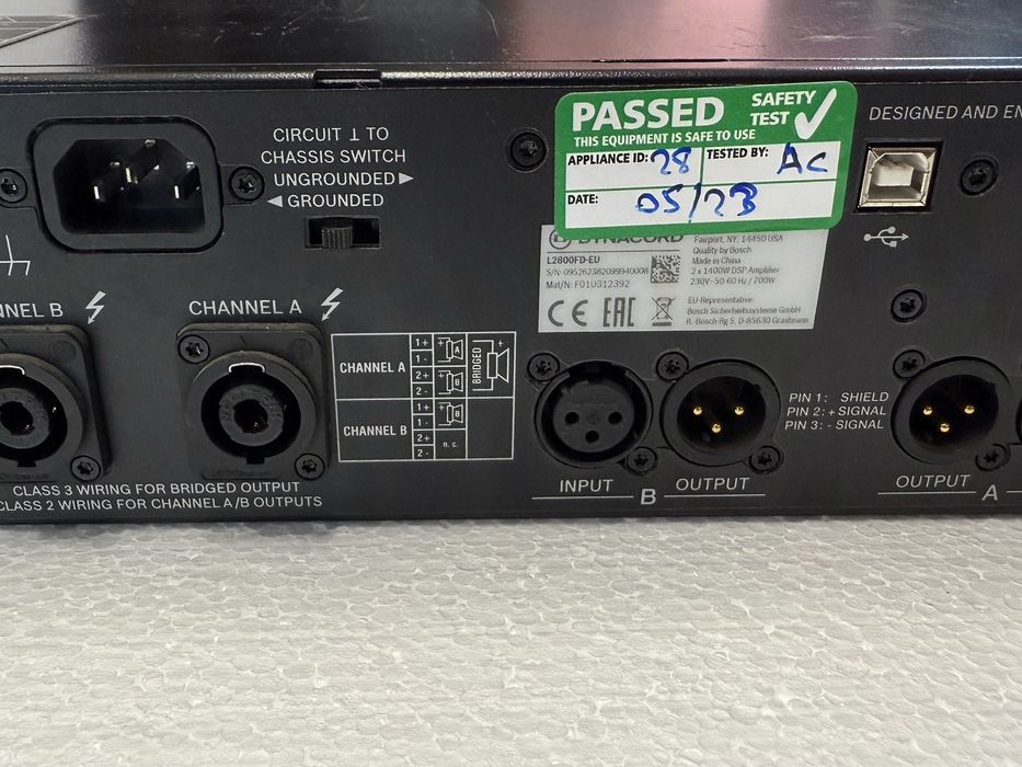 Vand amplificator dynacord L2800FD