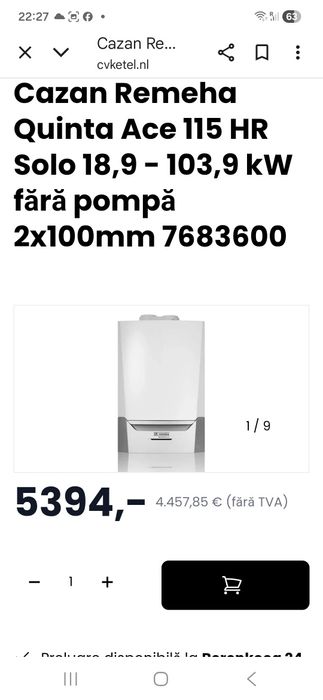 Centrala termica Remeha