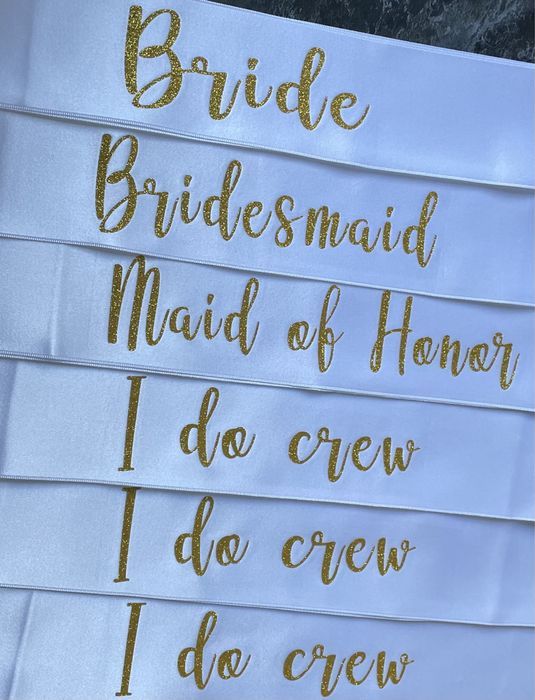 Ленти за моминско парти / сватба / парти