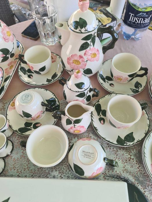 Wild-Rose  si Vileroy&Boch pictate de mana 41 de piese +plita electric