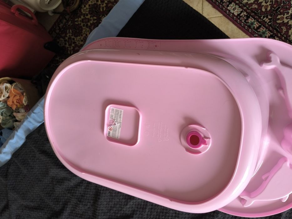 Бебешка вана за къпане с подложка  /като нова/