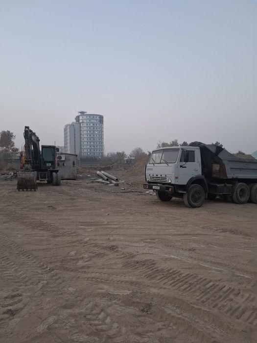 Kamaz  Ekskavator Uy buzish hizmati