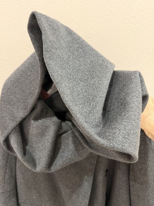 Пальто трапеция из натуральной шерсти