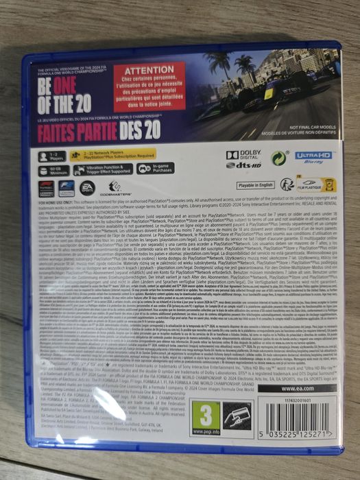 Joc F1 24, pentru ps5, impecabil
