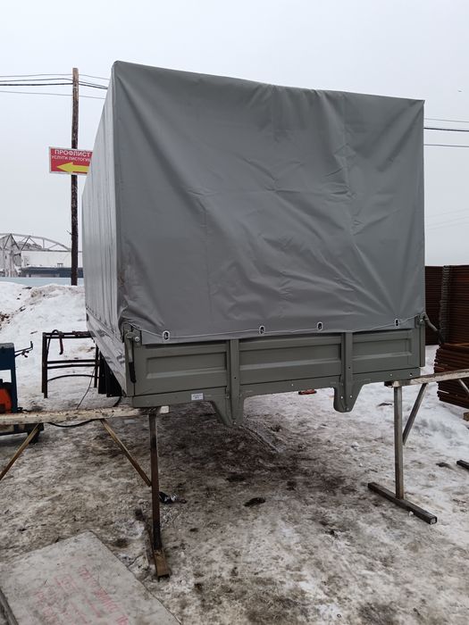 Борт на газель тент с каркасами