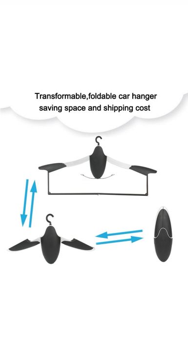 Umeraș auto haine, sacou, pliabil