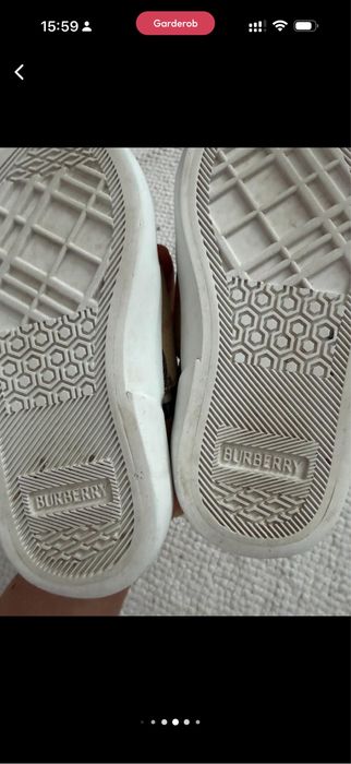 Кеды Burberry kids детские