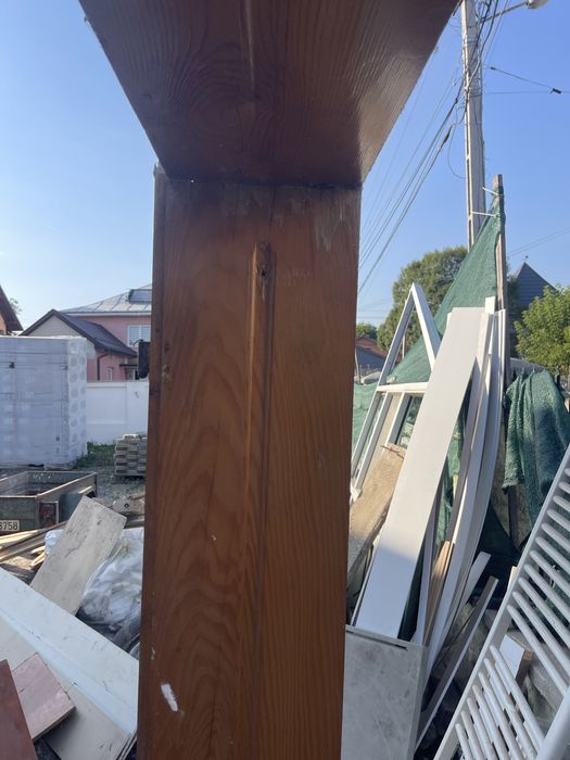 Rama cu sase usi glisanta din lemn masiv (brad)