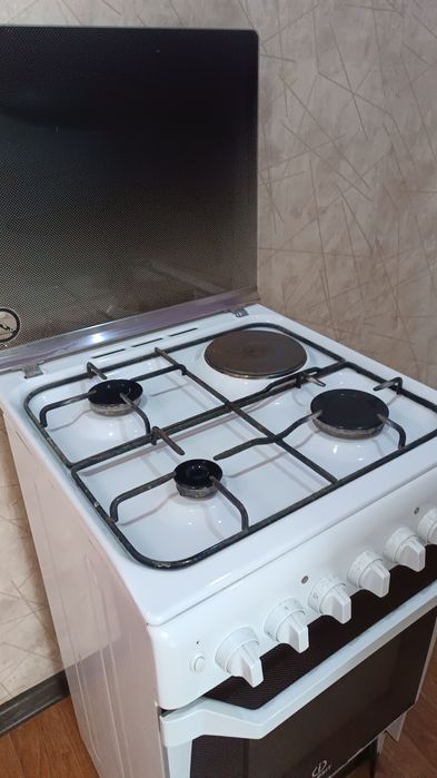 Газплита, б/у Индезит, комбинированная