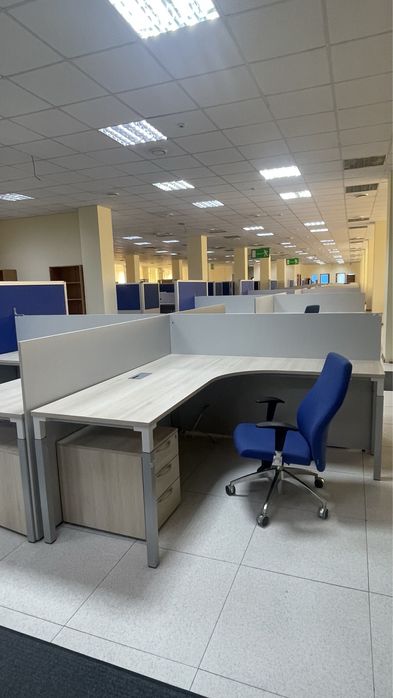 Офисные столы уко(стол+тумба+перегородка)