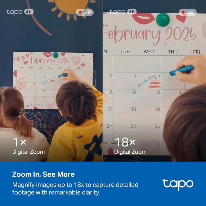 Tapo C260 4K WiFi камера с панорама, следене и AI