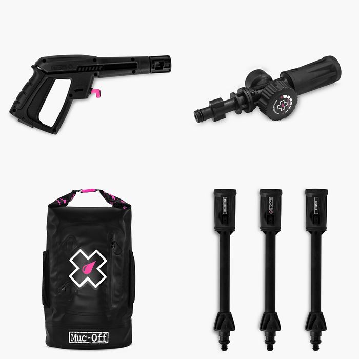Водоструйка Muc-Off, 70-100bar, комплект с 5л препарат, спрей защита