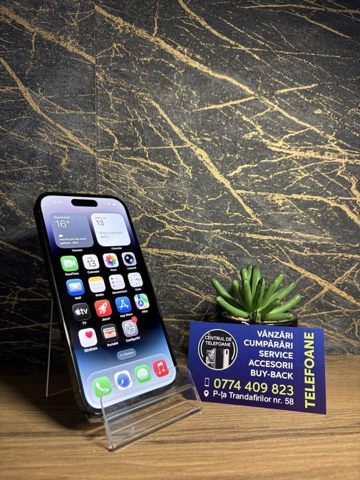 Iphone 14 Pro /128 GB/Garantie 2 Ani Centrul de Telefoane/Rate