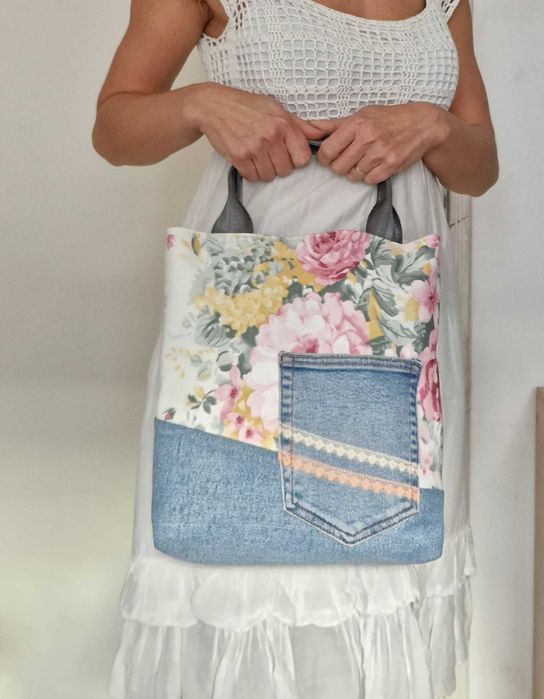 Дънкови цветни чанти LoVesy