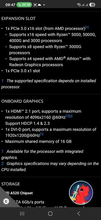 Vandut Placa Baza Msi A520M-A PRO Socket AM4 NVME M.2 Noua