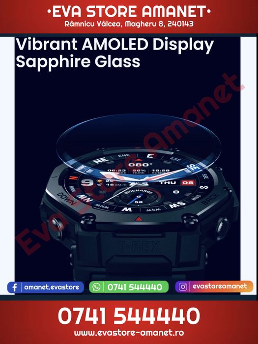 Smartwatch Amazfit T-REX 3 Pro 48mm Tactical Black
