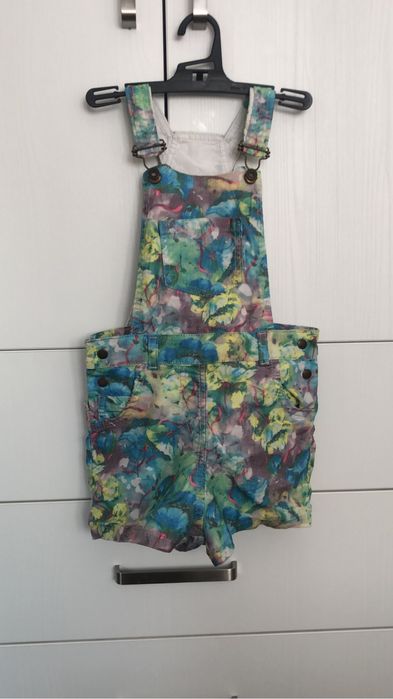 Детски дънкови поли размери 122/128-128/134 и дънков гащеризон 128/134