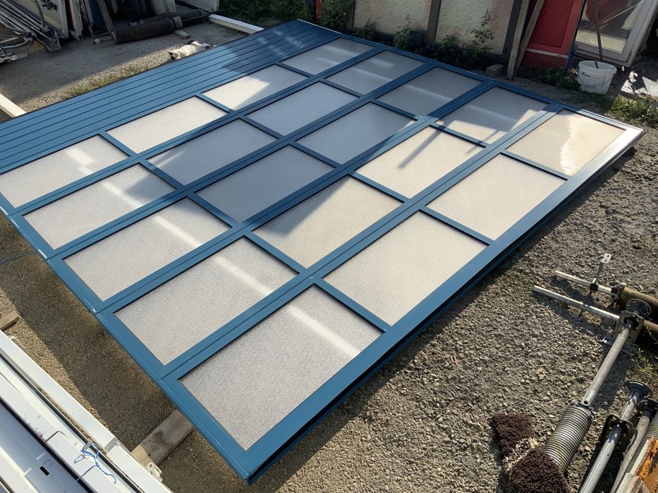 USA SECTIONALA INDUSTRIALA  poarta hala garaj H 420 x L 404 GARANTIE