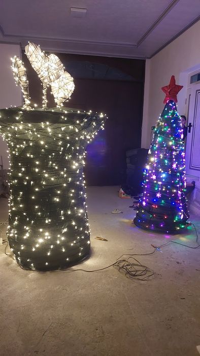 Янги йил арчаси жуда чиройли ёнади