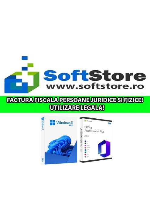 PACHET DUO: Windows 11 PRO + Office 2024 PRO PLUS - Legal cu Factura!