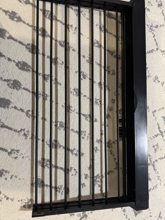 Uscator rufe pliabil,  cu prindere pe perete, negru