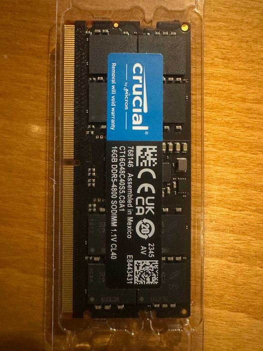 RAM за лаптоп – Crucial/Kingston